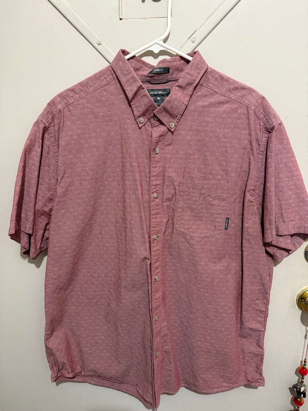 Eddie Bauer Short-Sleeve Button-Down Shirt - 2XL